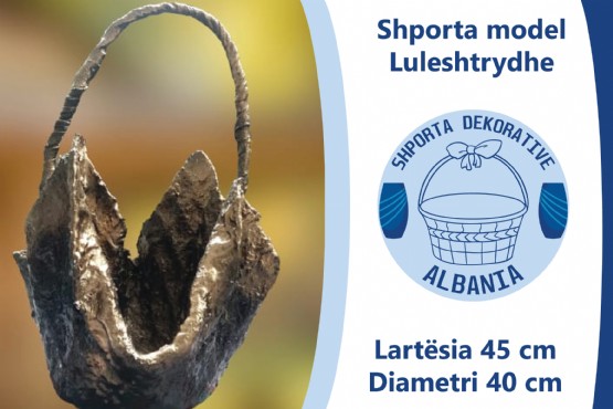 Shporta Dekorative model Luleshtrydhe, Leze Dekor, Vazo Dekorative per shtepi, Vazo lulesh dekorative, punime artizanat, Vazo per lule, Vazo moderne, Vazo Dekorative Albania, Dekorime artistike, handicraft, Artworks, handiwork